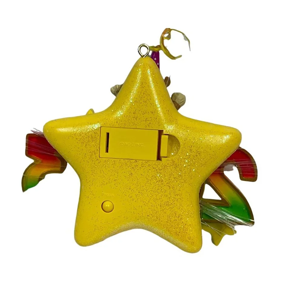 Heirloom‎ Collection 2003 Commemorative Fiber Optic Christmas Ornament Bear Star